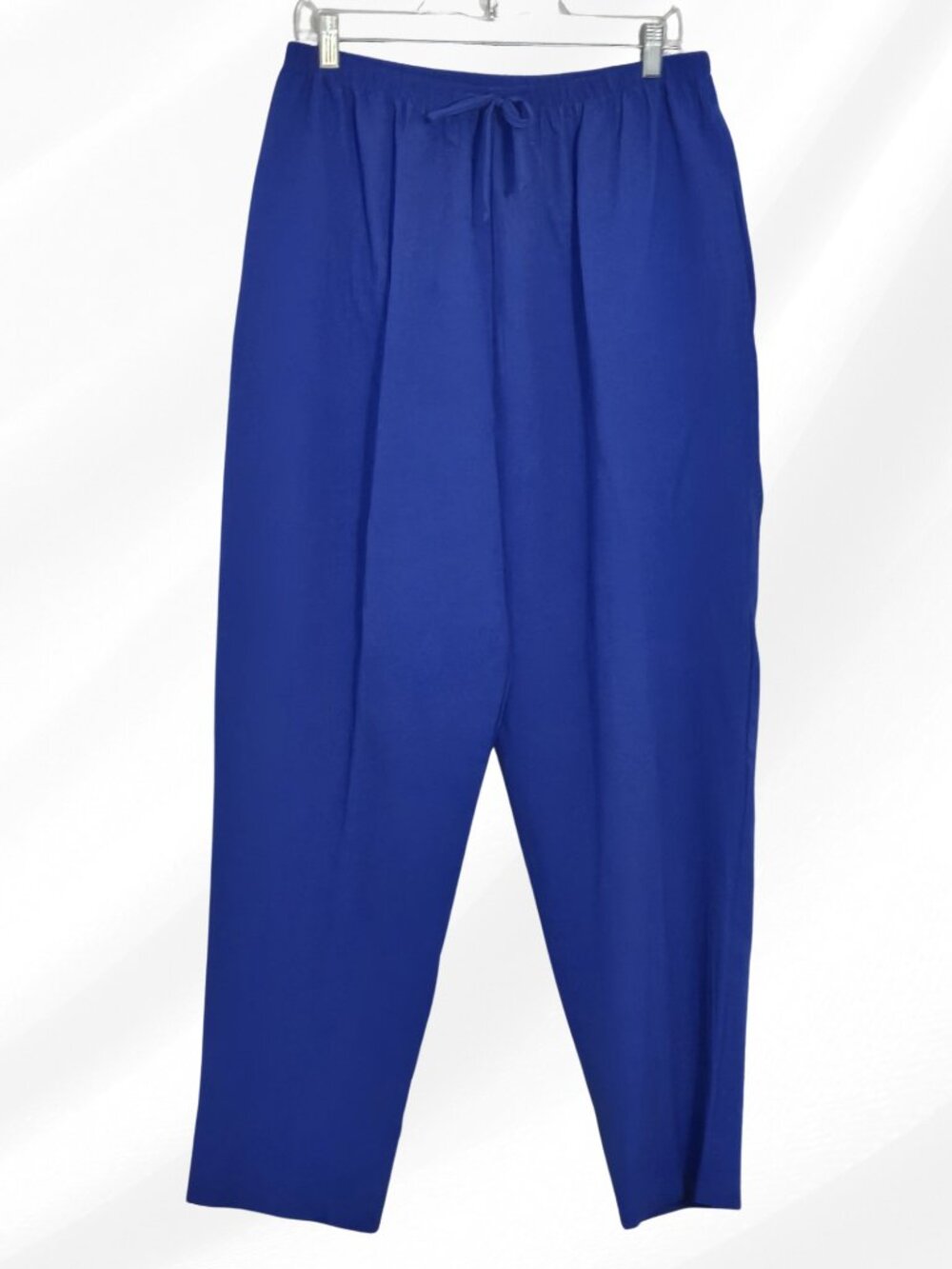 Sport Savvy Blue Scrub Pants Womens Size 1X Elastic Waist Medical Uniform
